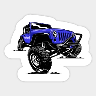 Off Road Vehicle Art For Traveling & Adventure Sticker